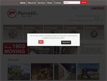 Tablet Screenshot of ferrettispa.it
